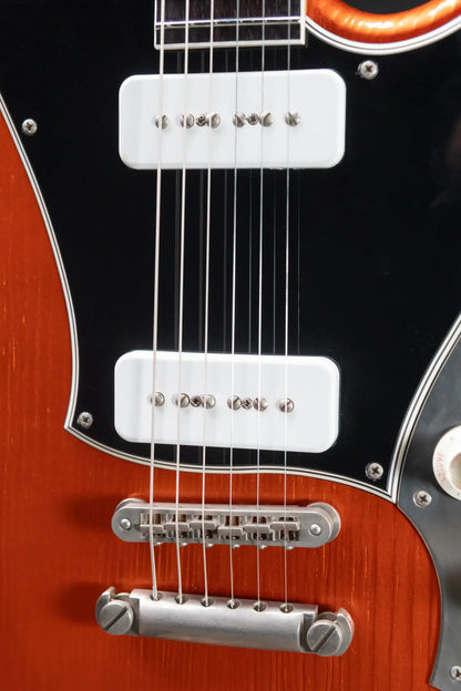 Novo Serus P2 Electric Guitar - Candy Apple Orange with Gig Bag