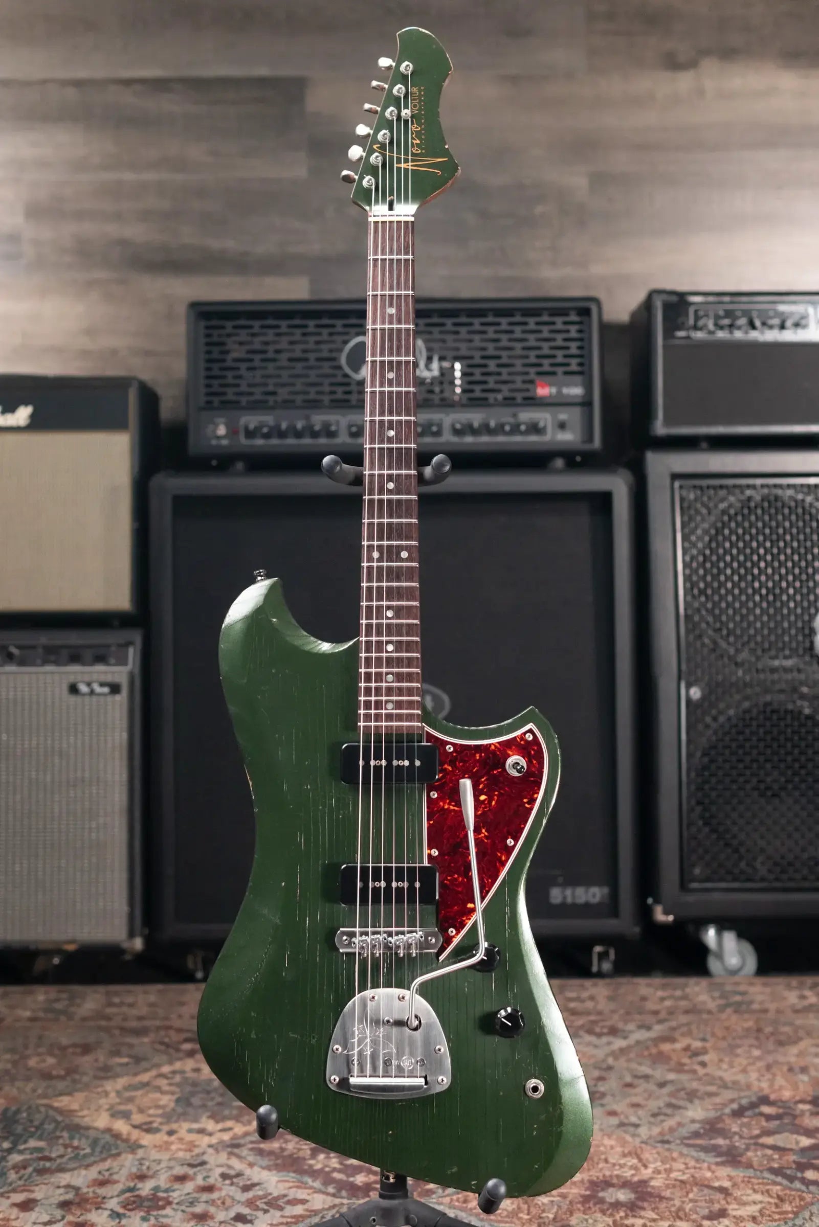 Novo Voltur J Electric Guitar - Cadillac Green with Gig Bag - Used