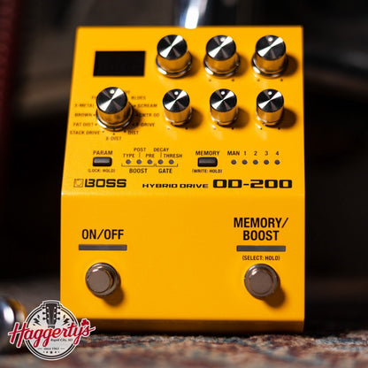 Boss OD-200 Hybrid Drive Overdrive Pedal