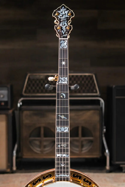 OME Banjos Artist Millennium 5-String Resonator Banjo with Hardshell Case