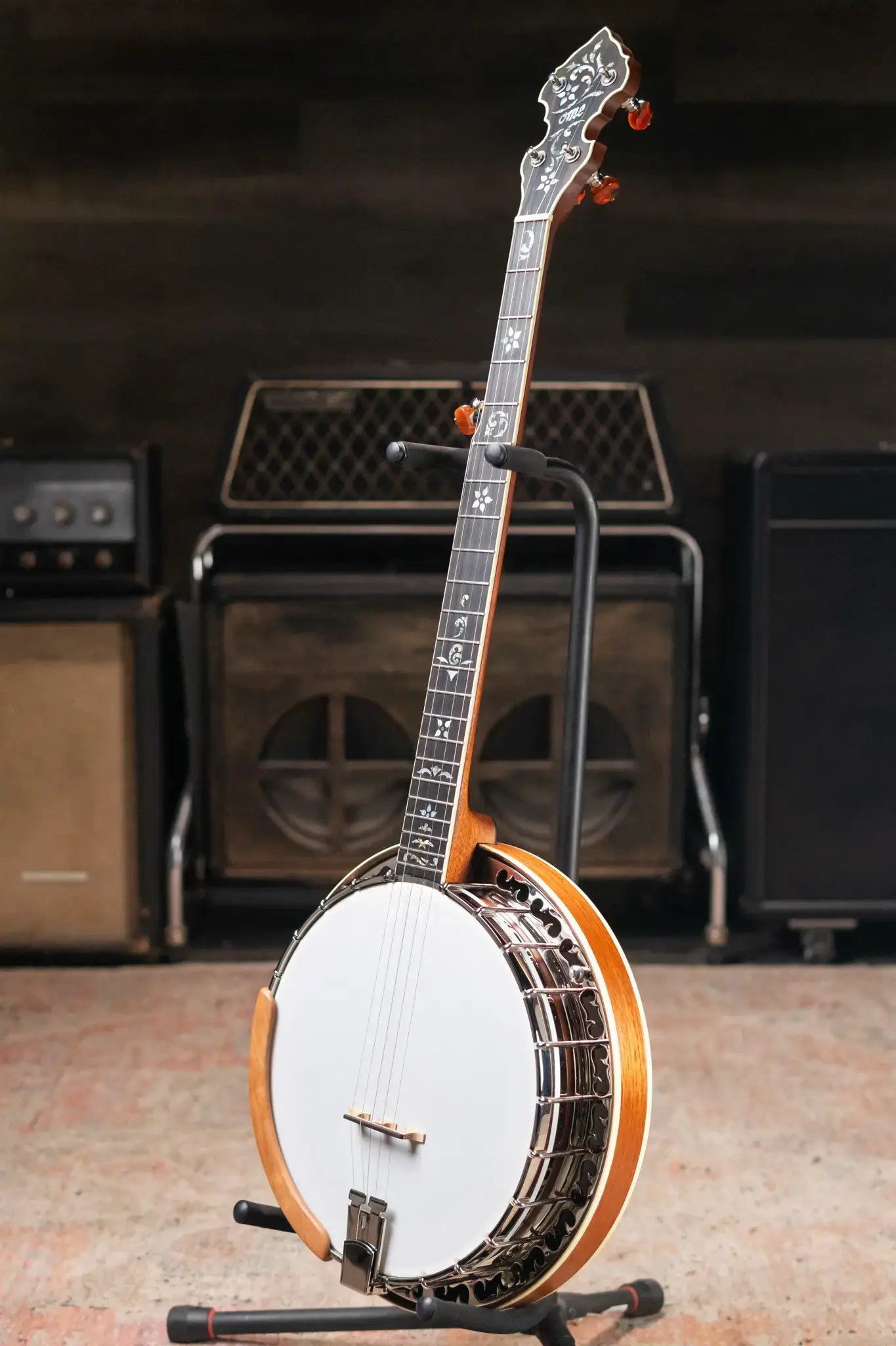OME Banjos Gold Hill Primrose Classic 5-String Resonator Banjo with Hardshell Case