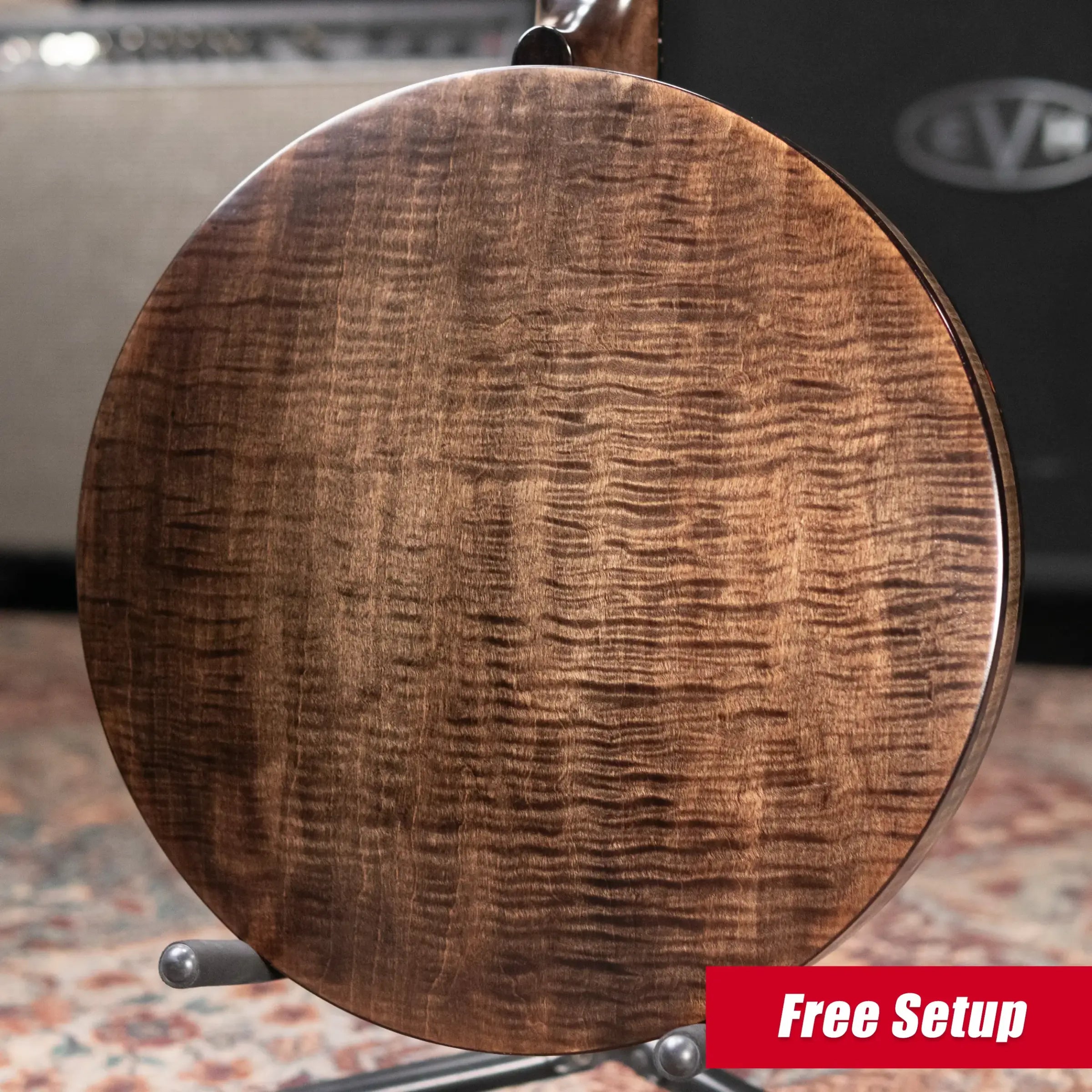 OME Banjos Gold Hill Vintage Alpha 5-String Resonator Banjo with Hardshell Case