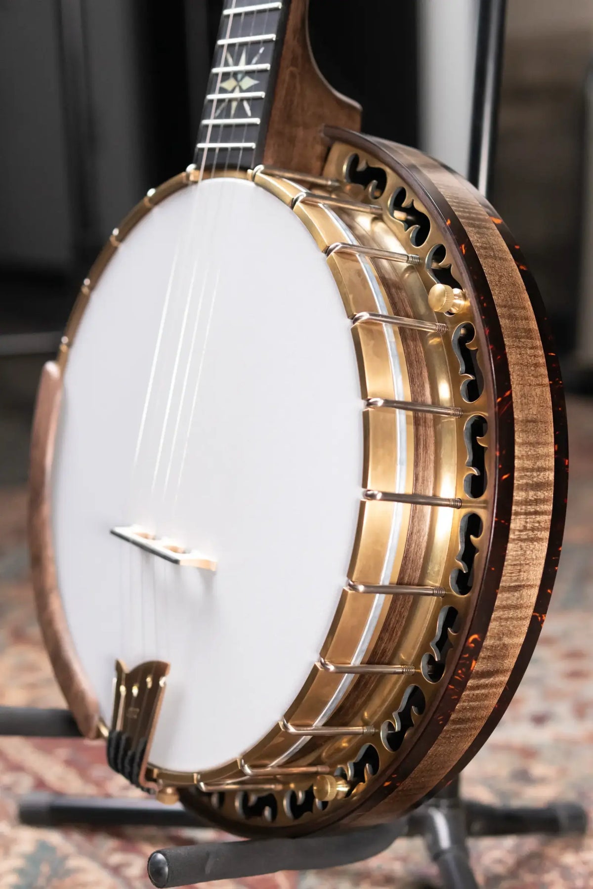 OME Banjos Gold Hill Vintage Alpha 5-String Resonator Banjo with Hardshell Case