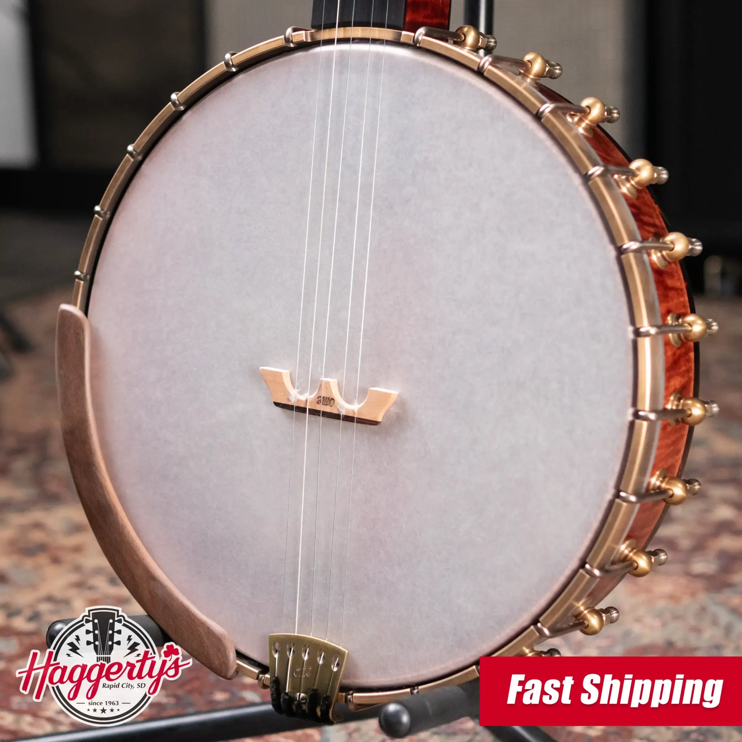 OME Banjos Jubilee 5-String Open Back Banjo with Hardshell Case