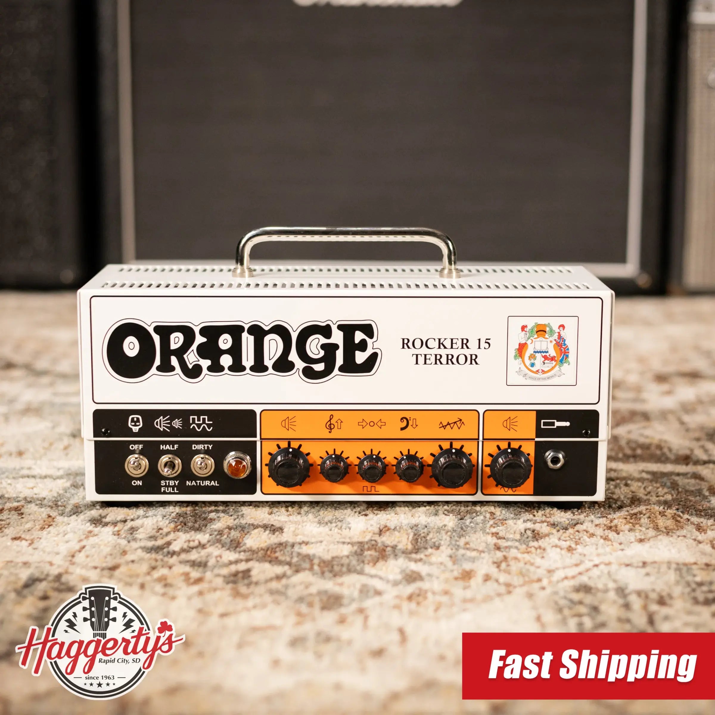 Orange Rocker 15 Terror 2-Channel 15-Watt Guitar Amp Head White - Used