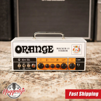 Orange Rocker 15 Terror 2-Channel 15-Watt Guitar Amp Head White - Used