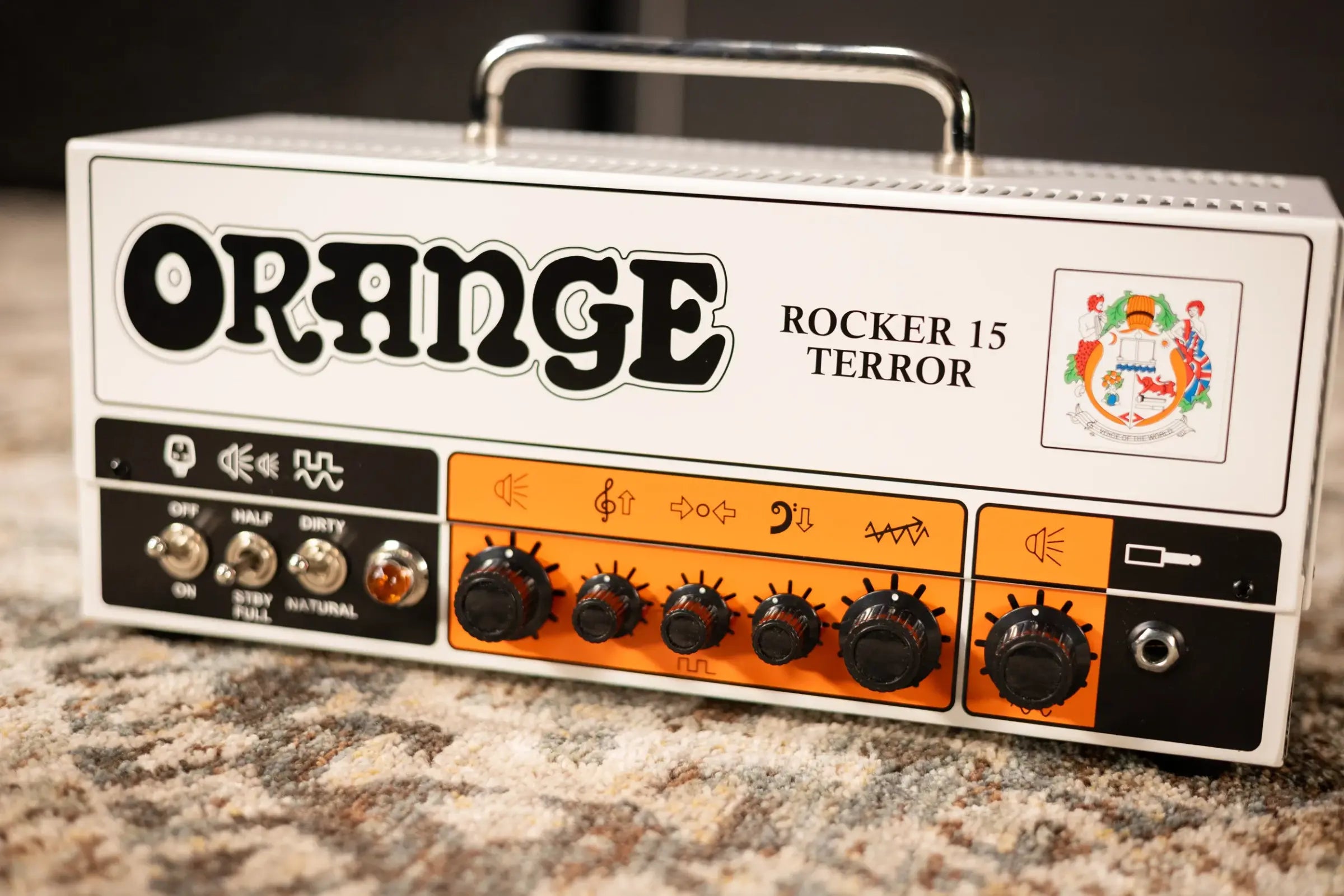Orange Rocker 15 Terror 2-Channel 15-Watt Guitar Amp Head White - Used