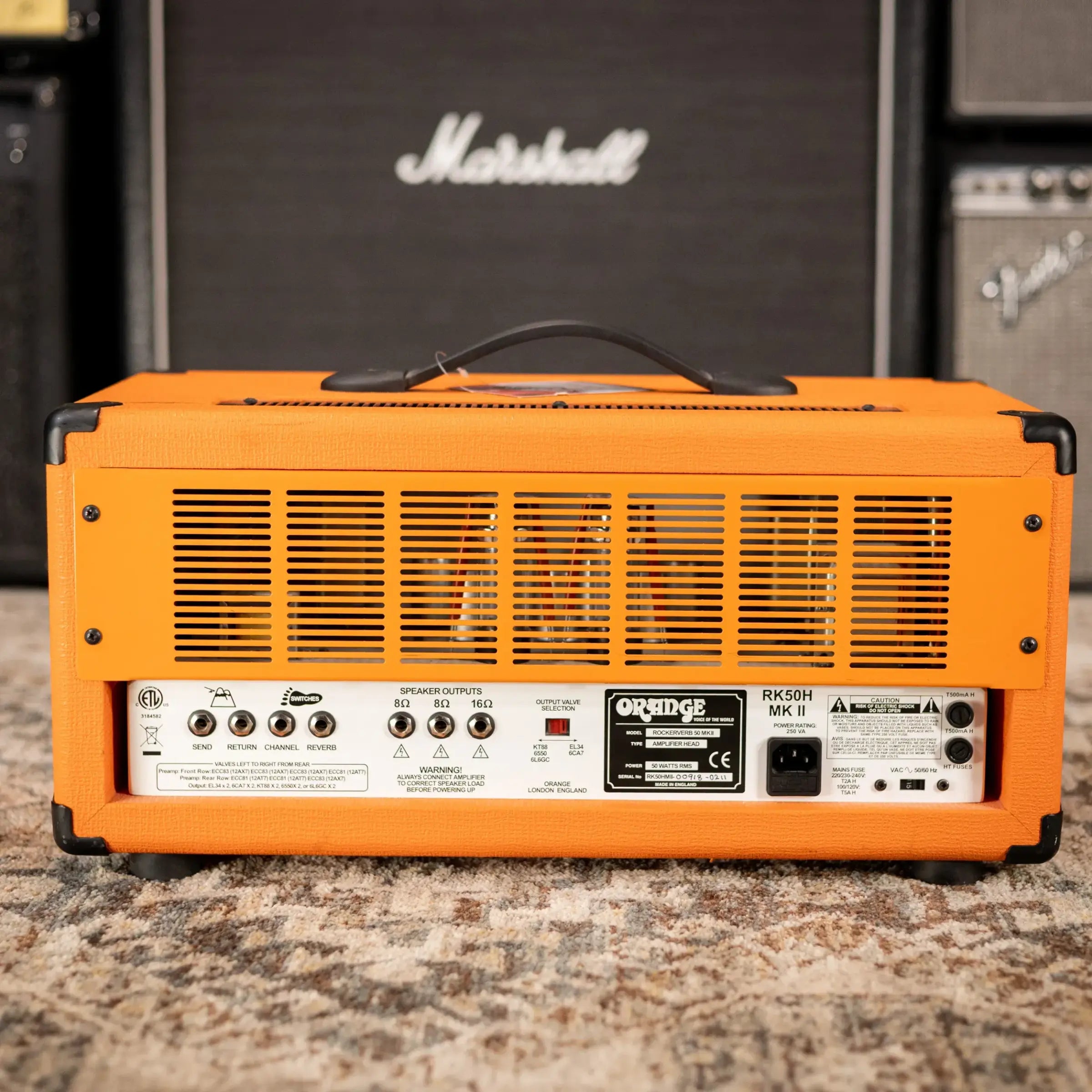 Orange Rockerverb 50 MKII 50W Amp Head with Footswitch - Used