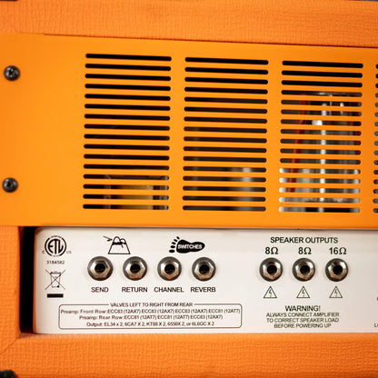 Orange Rockerverb 50 MKII 50W Amp Head with Footswitch - Used