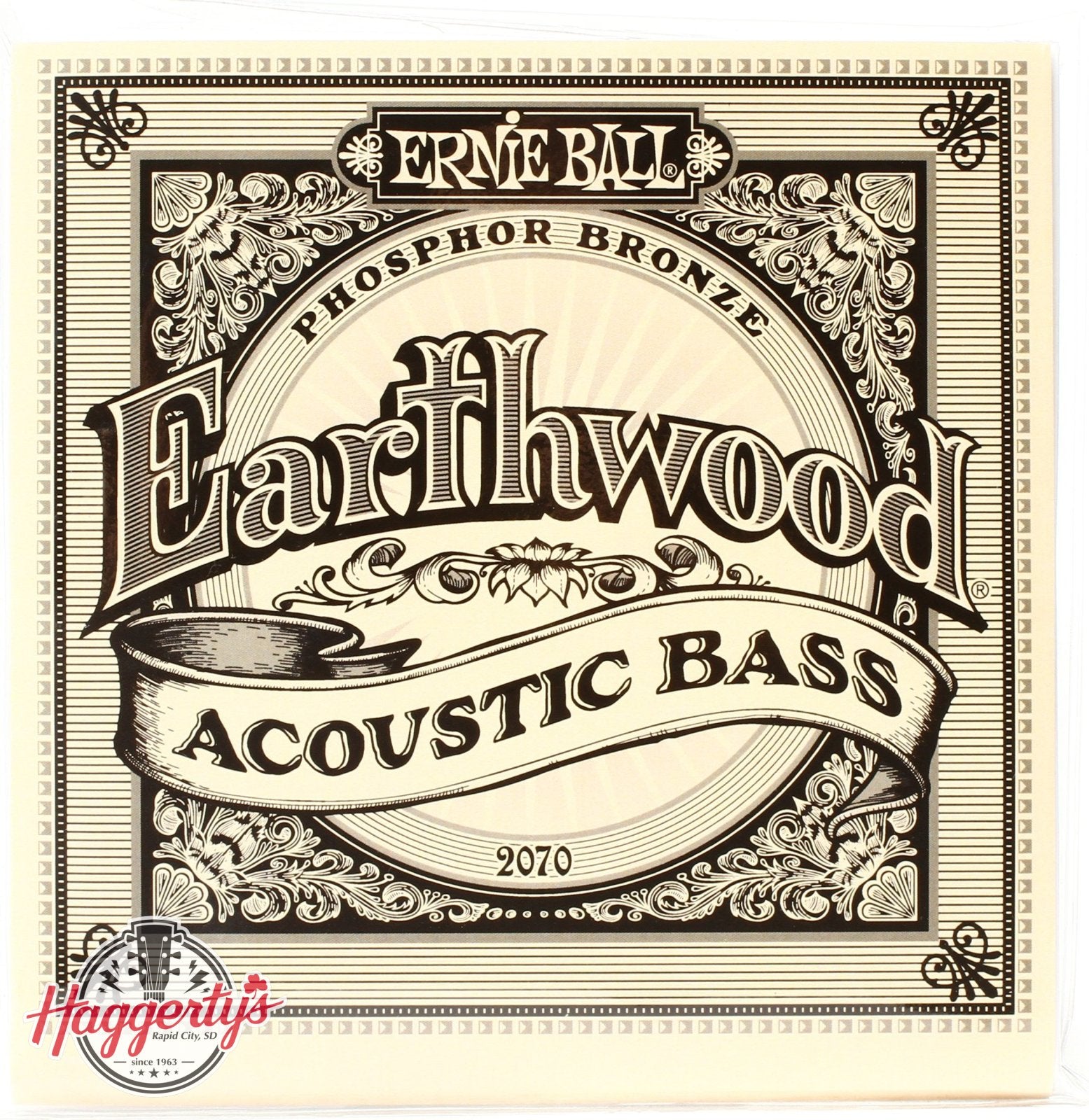 Ernie Ball P02070 Earthwood 45-95 Acoustic Bass String Set