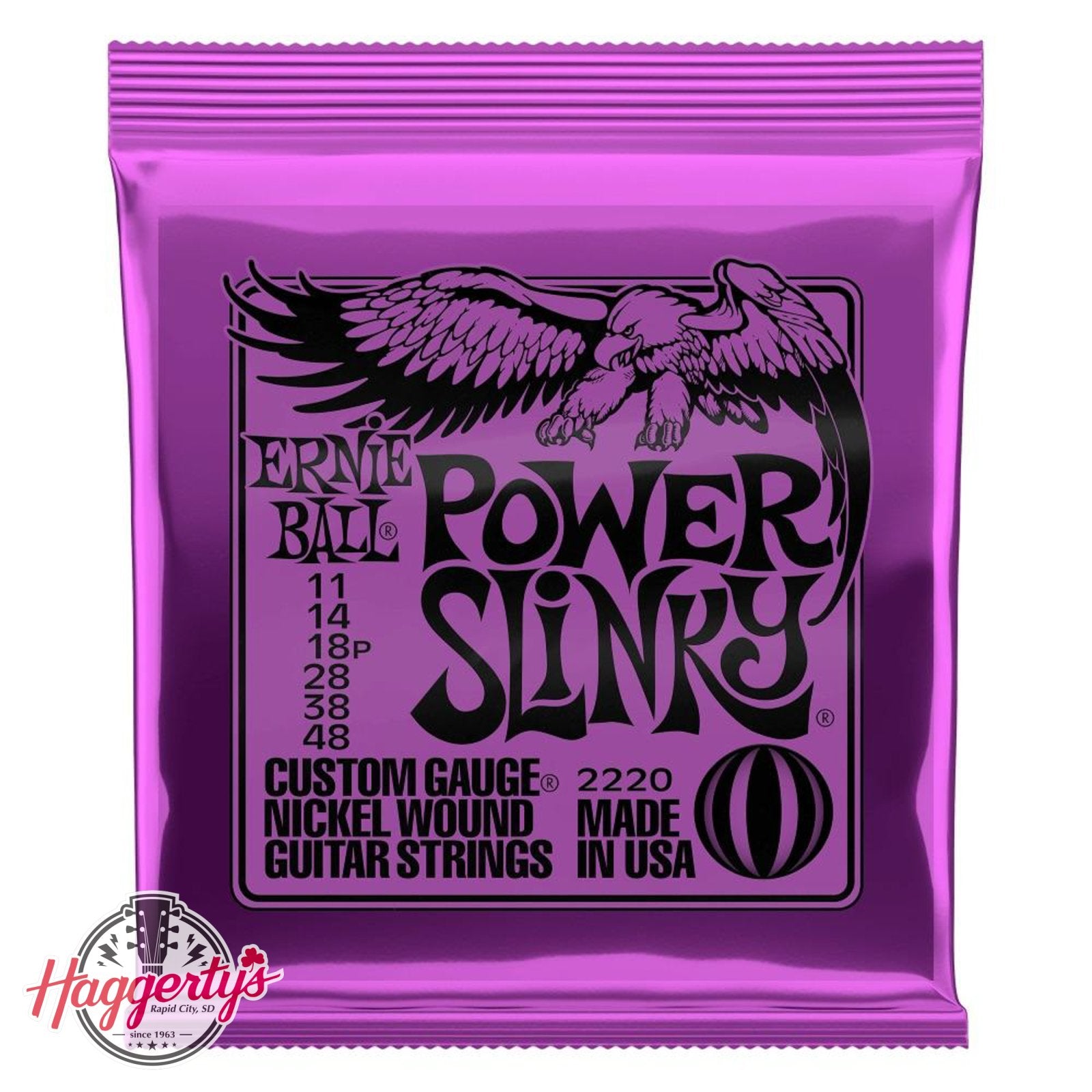 Ernie Ball P02220 Power Slinky 11-48 Electric Guitar String Set