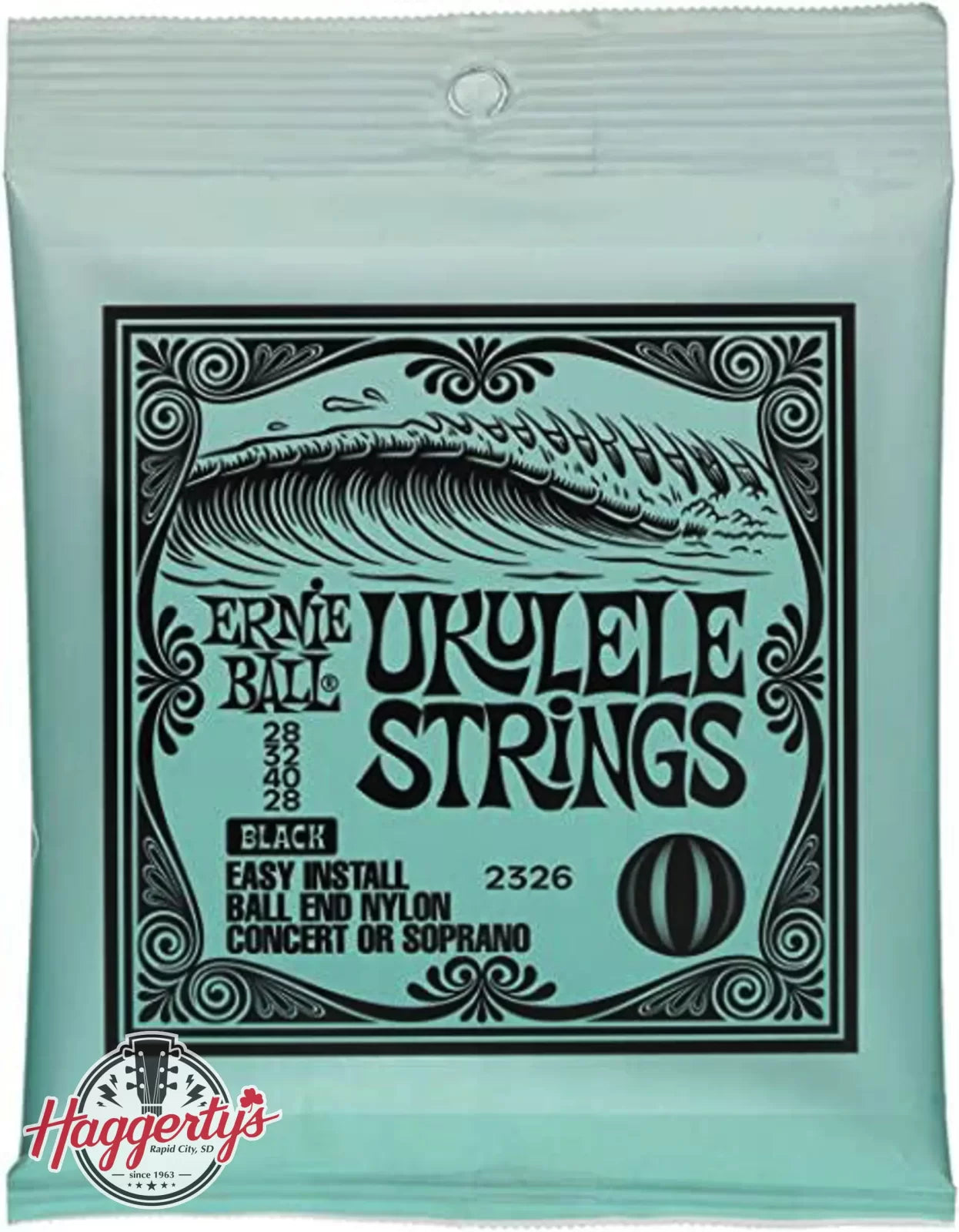 Ernie Ball P02326 Black Ball End Nylon Ukulele Strings