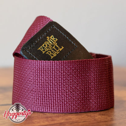 Ernie Ball P04047 Polypro Guitar Strap Burgundy