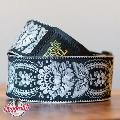 Ernie Ball Jacquard Strap Silver Orleans