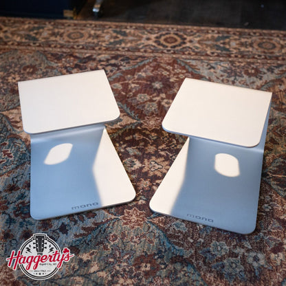 Mono Studio Monitor Stands Silver - Floor Model