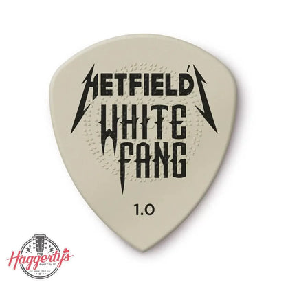 Dunlop PH122P100 James Hetfield White Fang Pick, 6 Pack, 1.0mm