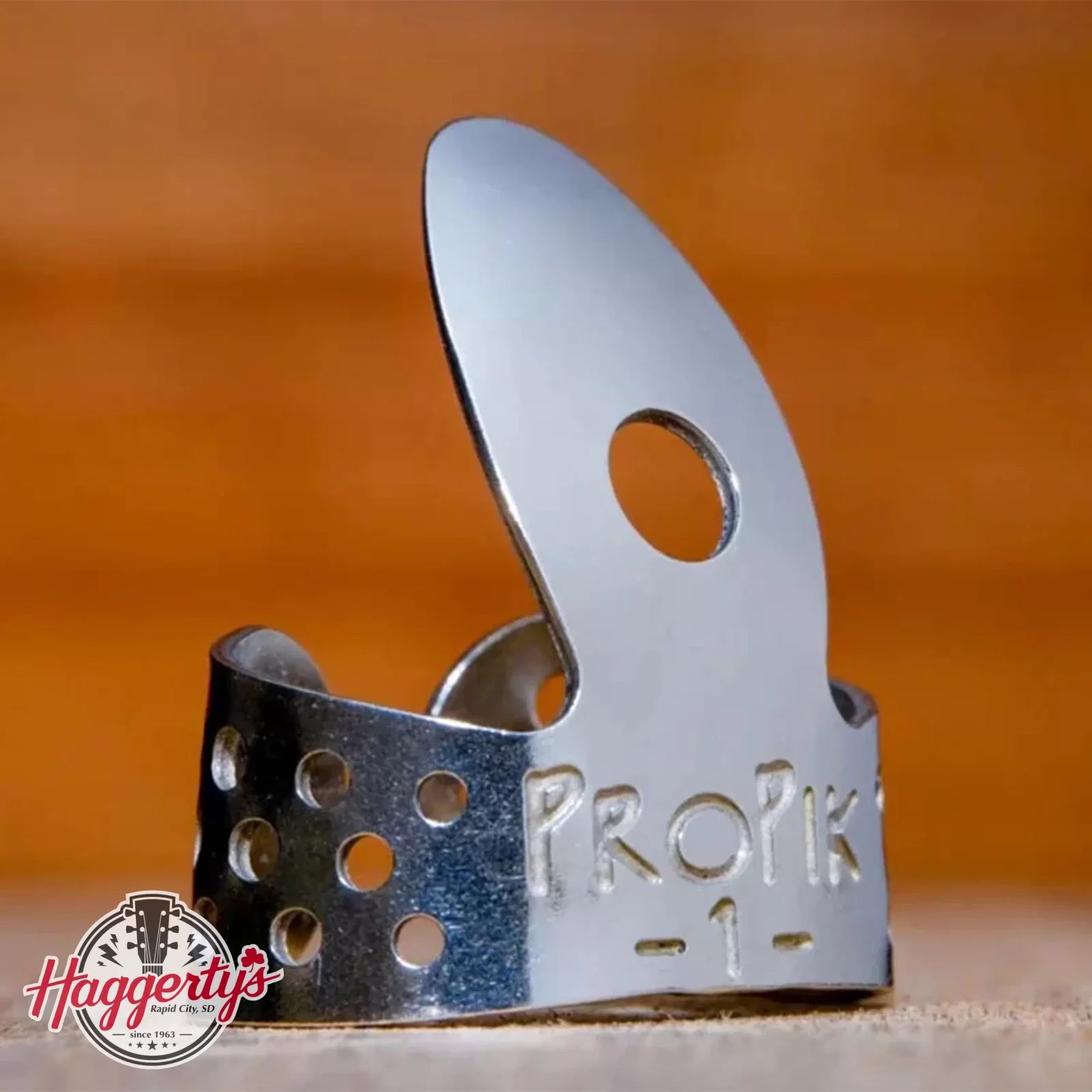 ProPik Nickel Silver Standard Fingerpick, #1, Straight