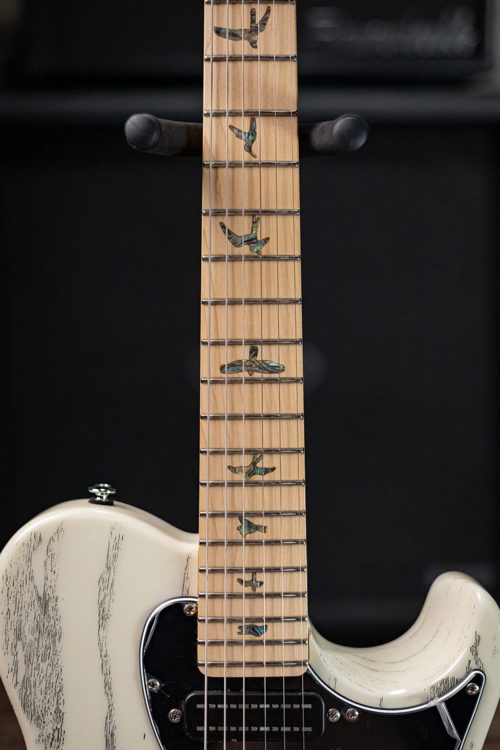 PRS SE NF 53 Bolt-on Electric Guitar - White Doghair with Gig Bag