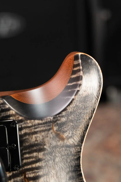 PRS 40th Anniversary Custom 24 Limited Edition Figured Mango Electric Guitar - Charcoal with Hardshell Case