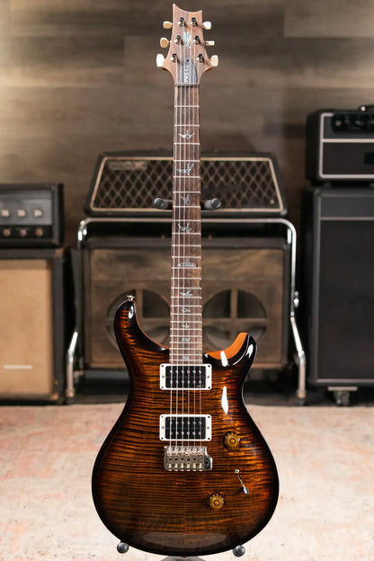 PRS 40th Anniversary Custom 24 Artist Top Electric Guitar - Tiger Eye Micro Wraparound Burst with Hardshell Case - Used