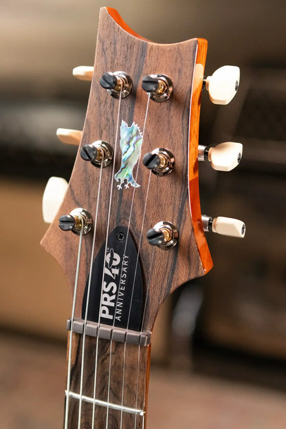 PRS 40th Anniversary Custom 24 Artist Top Electric Guitar - Tiger Eye Micro Wraparound Burst with Hardshell Case - Used