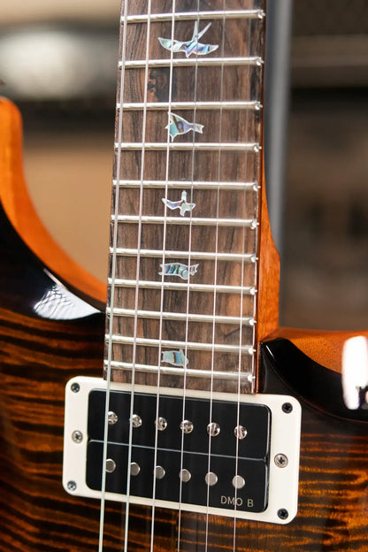 PRS 40th Anniversary Custom 24 Artist Top Electric Guitar - Tiger Eye Micro Wraparound Burst with Hardshell Case - Used
