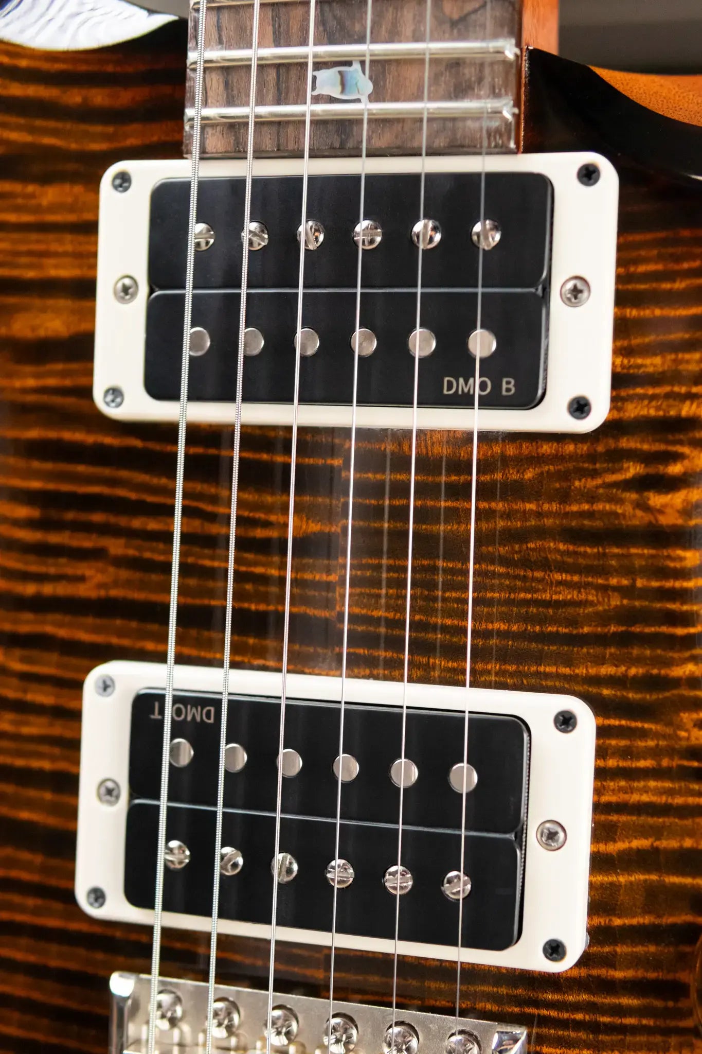 PRS 40th Anniversary Custom 24 Artist Top Electric Guitar - Tiger Eye Micro Wraparound Burst with Hardshell Case - Used