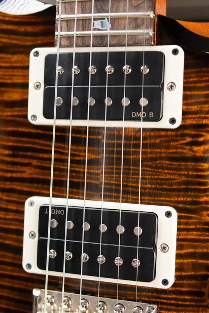 PRS 40th Anniversary Custom 24 Artist Top Electric Guitar - Tiger Eye Micro Wraparound Burst with Hardshell Case - Used