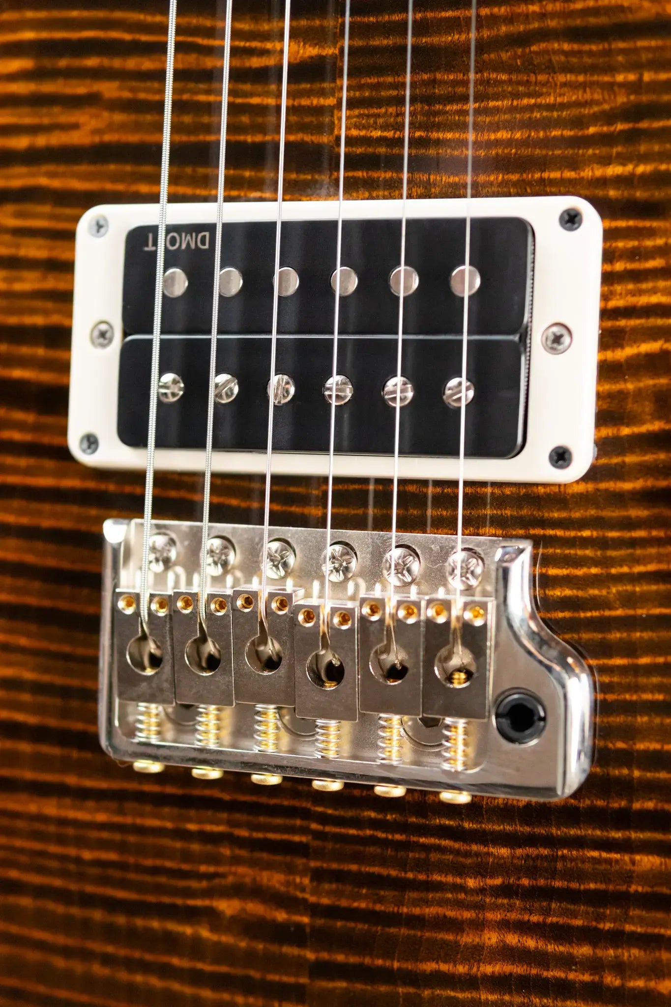 PRS 40th Anniversary Custom 24 Artist Top Electric Guitar - Tiger Eye Micro Wraparound Burst with Hardshell Case - Used