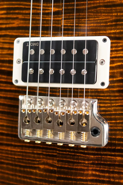 PRS 40th Anniversary Custom 24 Artist Top Electric Guitar - Tiger Eye Micro Wraparound Burst with Hardshell Case - Used