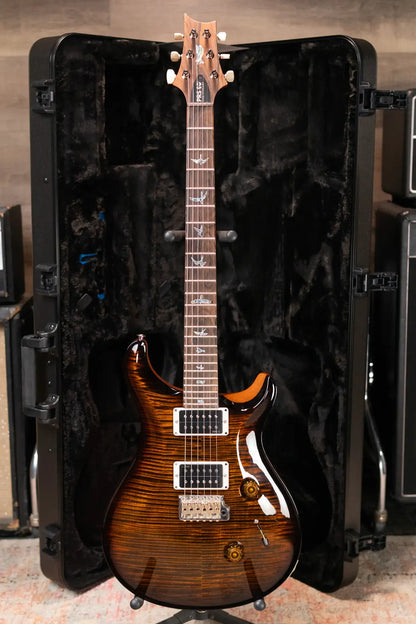 PRS 40th Anniversary Custom 24 Artist Top Electric Guitar - Tiger Eye Micro Wraparound Burst with Hardshell Case - Used