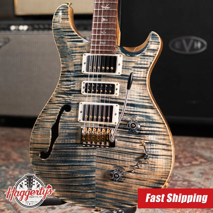 PRS 40th Anniversary Limited Edition Special Semi-Hollow Artist Top Electric Guitar - Faded Whale Blue with Hardshell Case