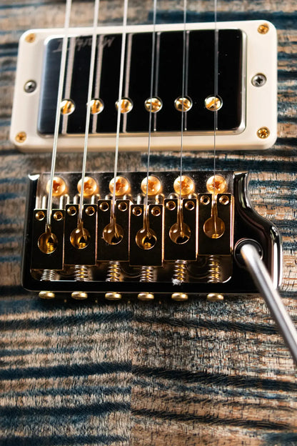 PRS 40th Anniversary Limited Edition Special Semi-Hollow Artist Top Electric Guitar - Faded Whale Blue with Hardshell Case