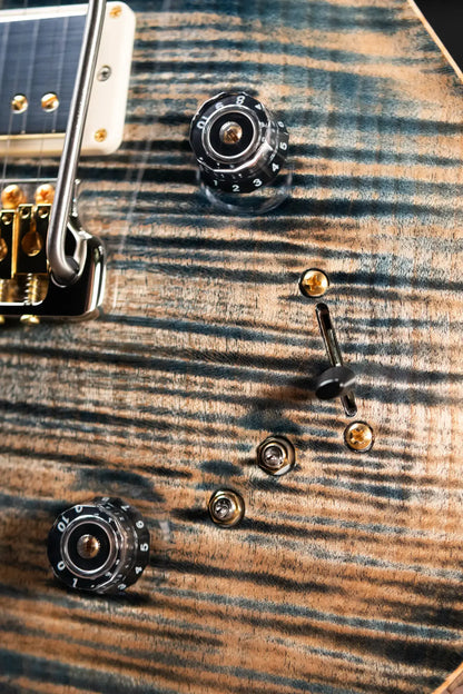 PRS 40th Anniversary Limited Edition Special Semi-Hollow Artist Top Electric Guitar - Faded Whale Blue with Hardshell Case