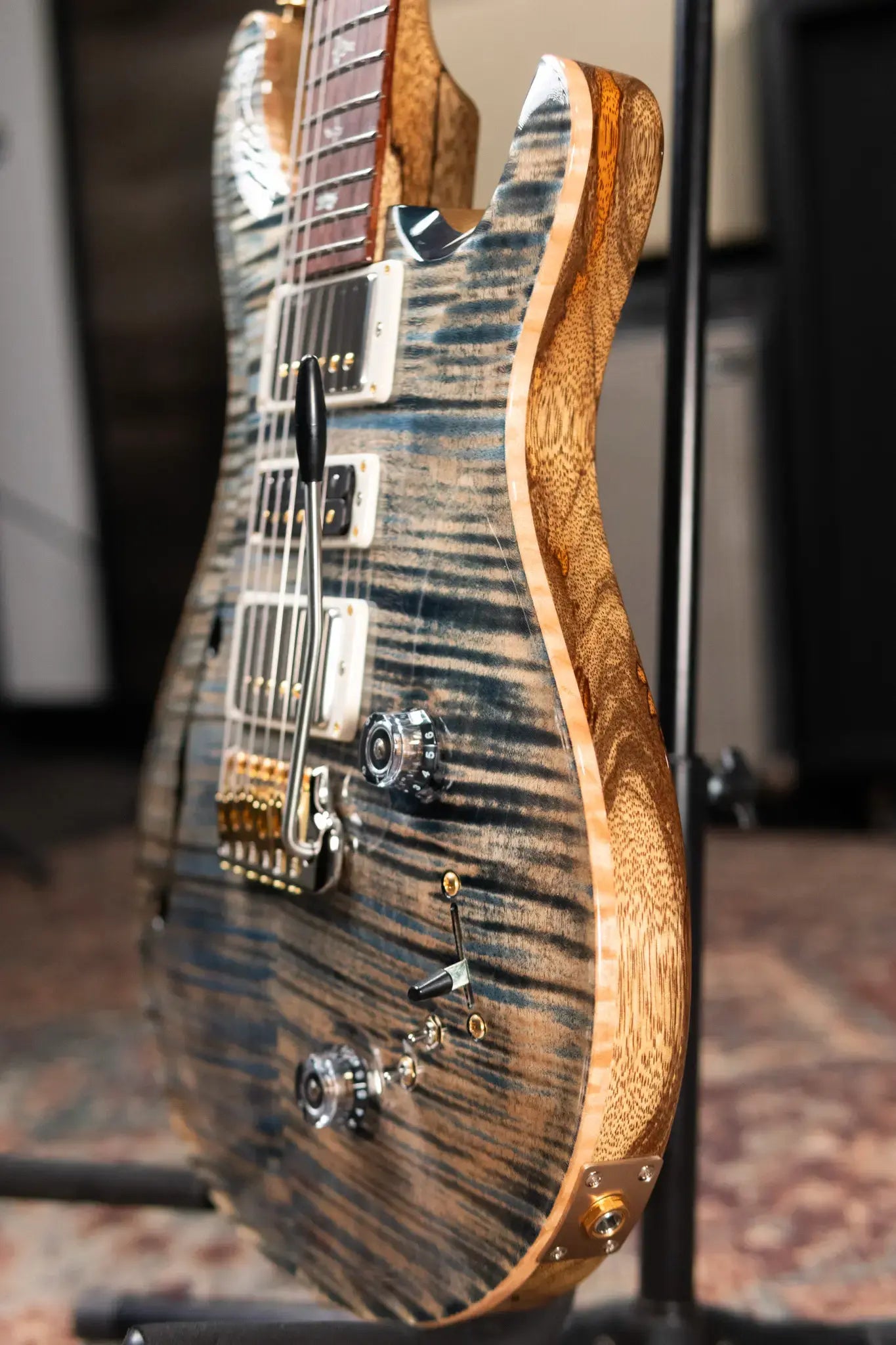 PRS 40th Anniversary Limited Edition Special Semi-Hollow Artist Top Electric Guitar - Faded Whale Blue with Hardshell Case
