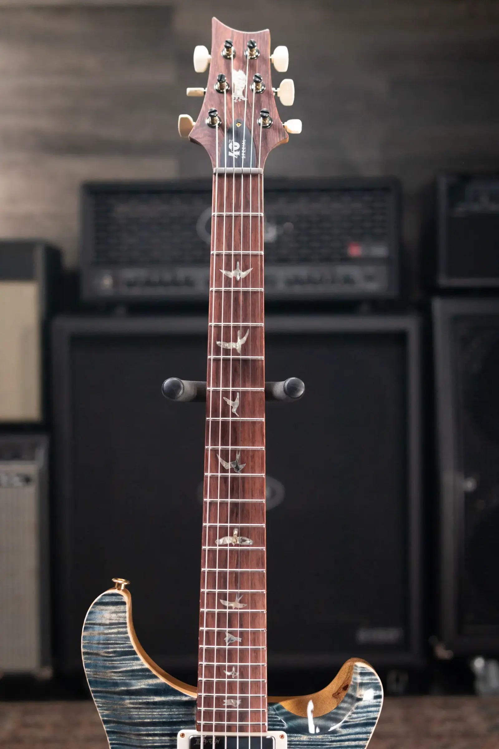 PRS 40th Anniversary Limited Edition Special Semi-Hollow Artist Top Electric Guitar - Faded Whale Blue with Hardshell Case