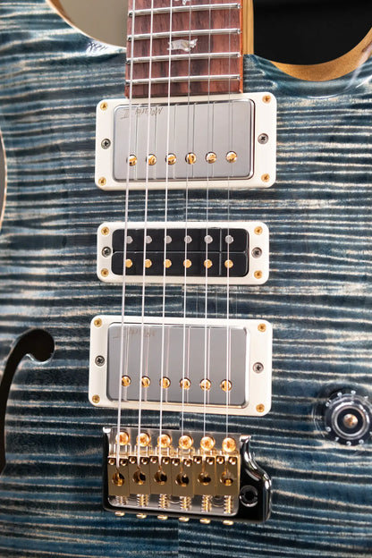 PRS 40th Anniversary Limited Edition Special Semi-Hollow Artist Top Electric Guitar - Faded Whale Blue with Hardshell Case