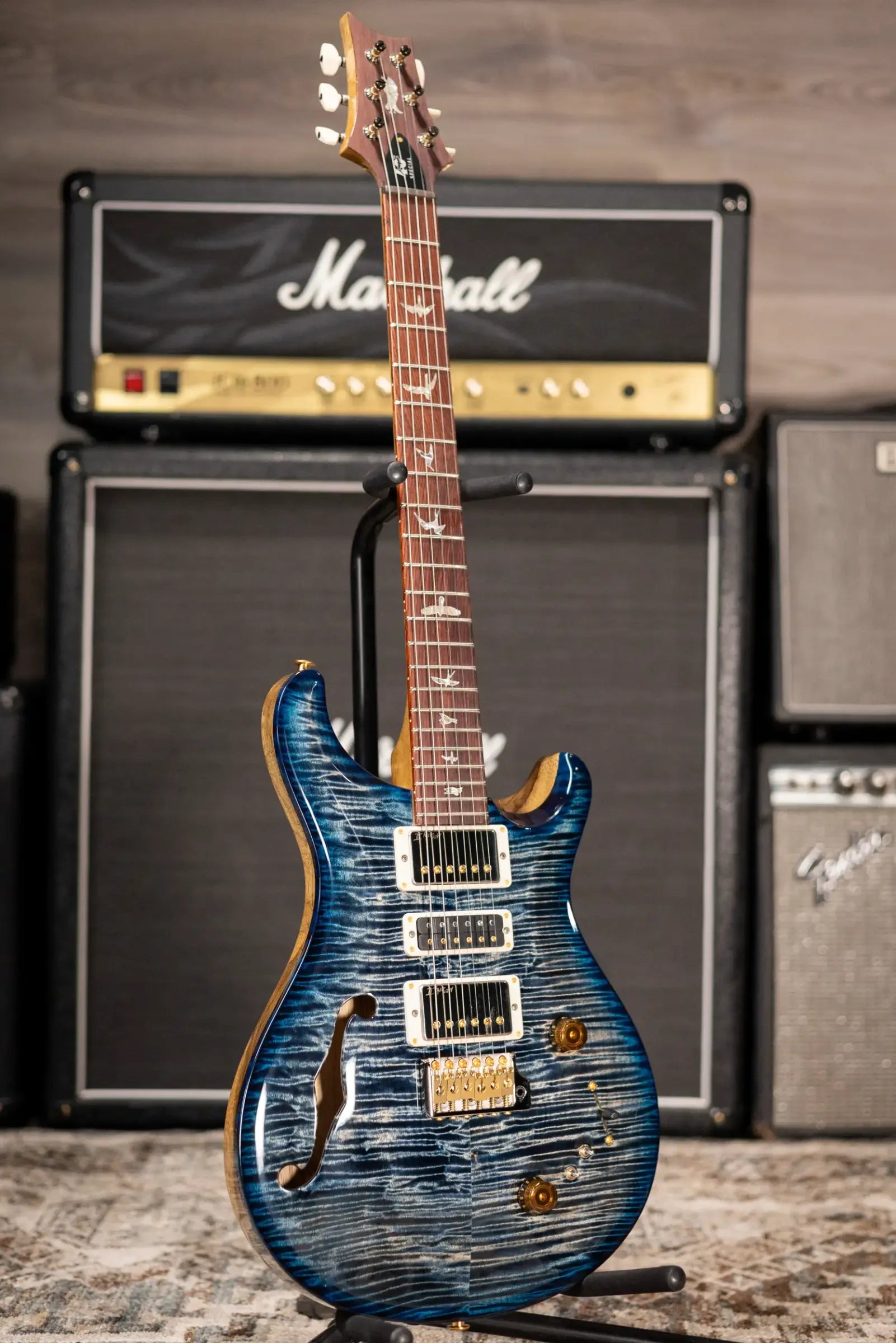 PRS 40th Anniversary Special Semi-Hollow Artist Top Electric Guitar - Custom Color with Hardshell Case