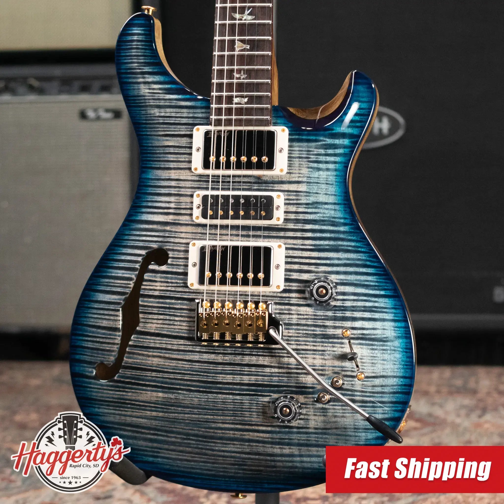 PRS 40th Anniversary Special Semi-Hollow Electric Guitar - Custom Color with Hardshell Case