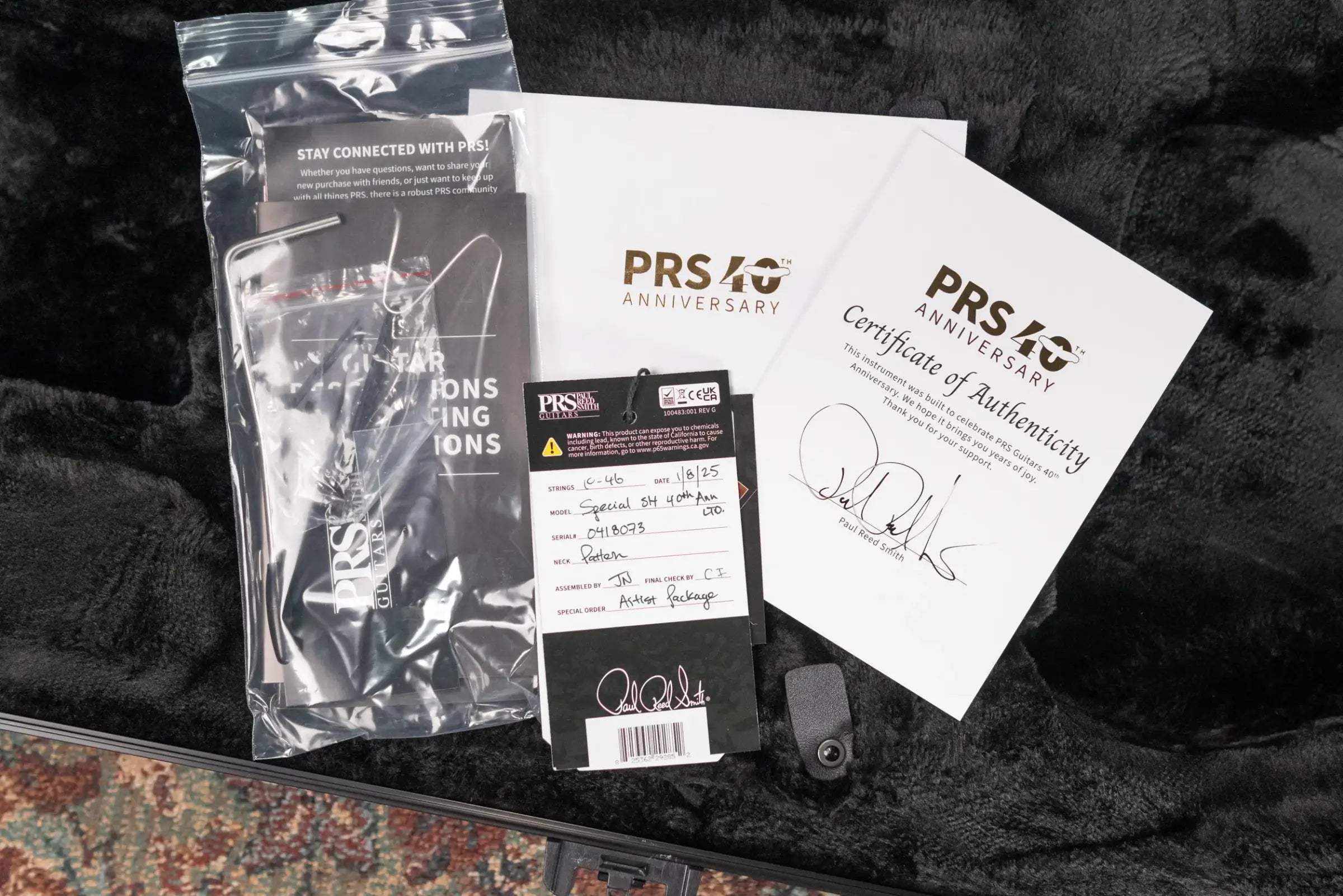 PRS 40th Anniversary Special Semi-Hollow Flame Maple Artist Top Electric Guitar - Custom Color with Hardshell Case