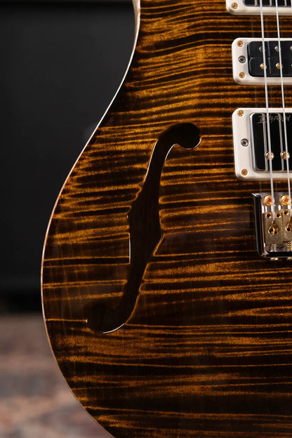 PRS 40th Anniversary Special Semi-Hollow Limited Edition Electric Guitar - Yellow Tiger Artist Top with Hardshell Case