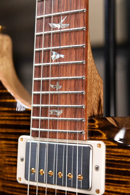 PRS 40th Anniversary Special Semi-Hollow Limited Edition Electric Guitar - Yellow Tiger Artist Top with Hardshell Case