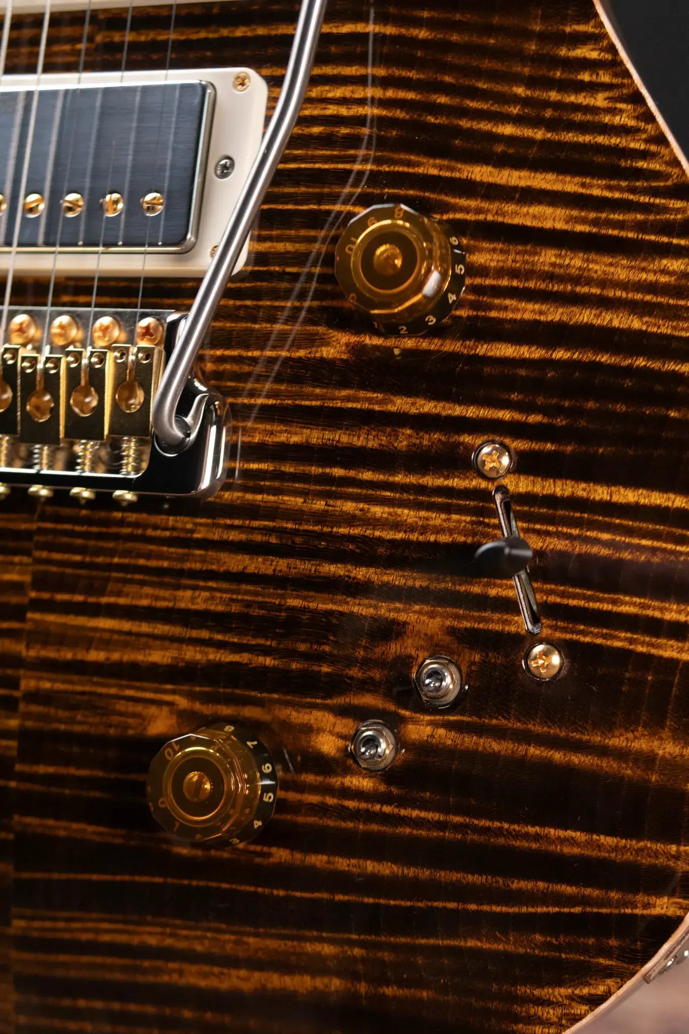 PRS 40th Anniversary Special Semi-Hollow Limited Edition Electric Guitar - Yellow Tiger Artist Top with Hardshell Case