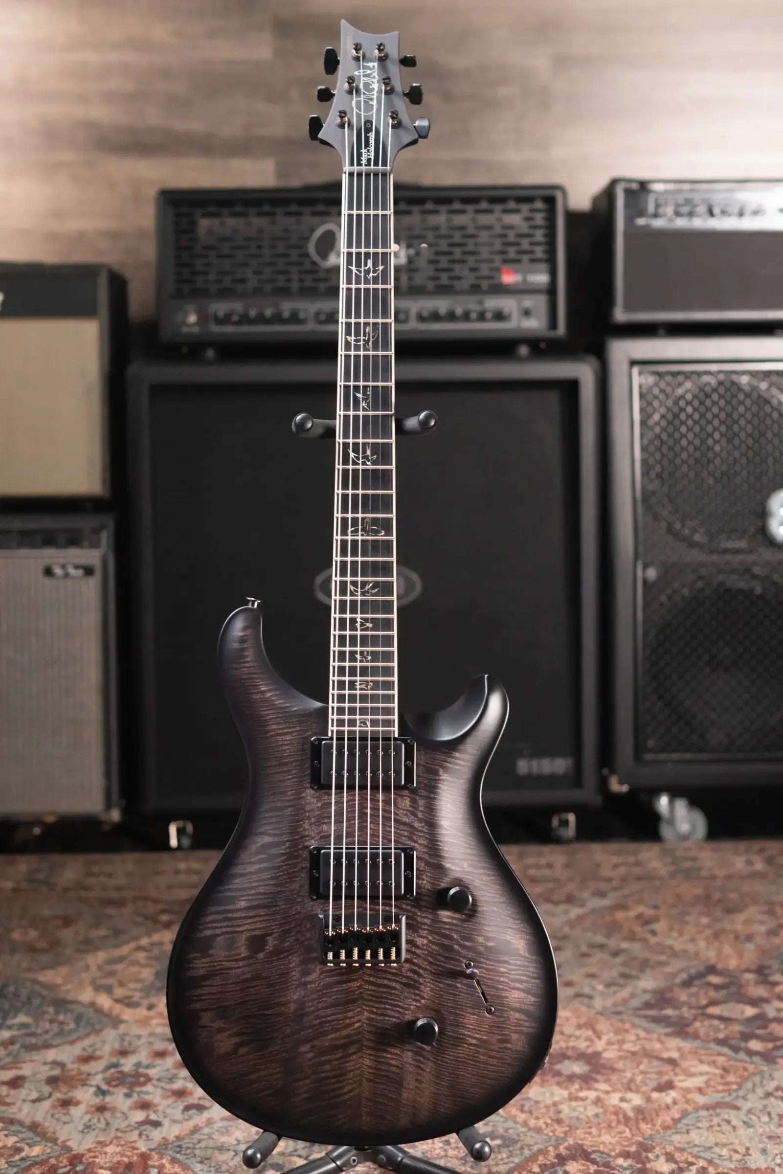 PRS Core Mark Holcomb Signature Electric Guitar - Purple Mist Wraparound Burst with Hardshell Case