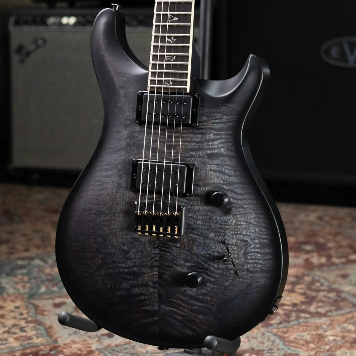 PRS Core Mark Holcomb Signature Electric Guitar - Purple Mist Wraparound Burst with Hardshell Case