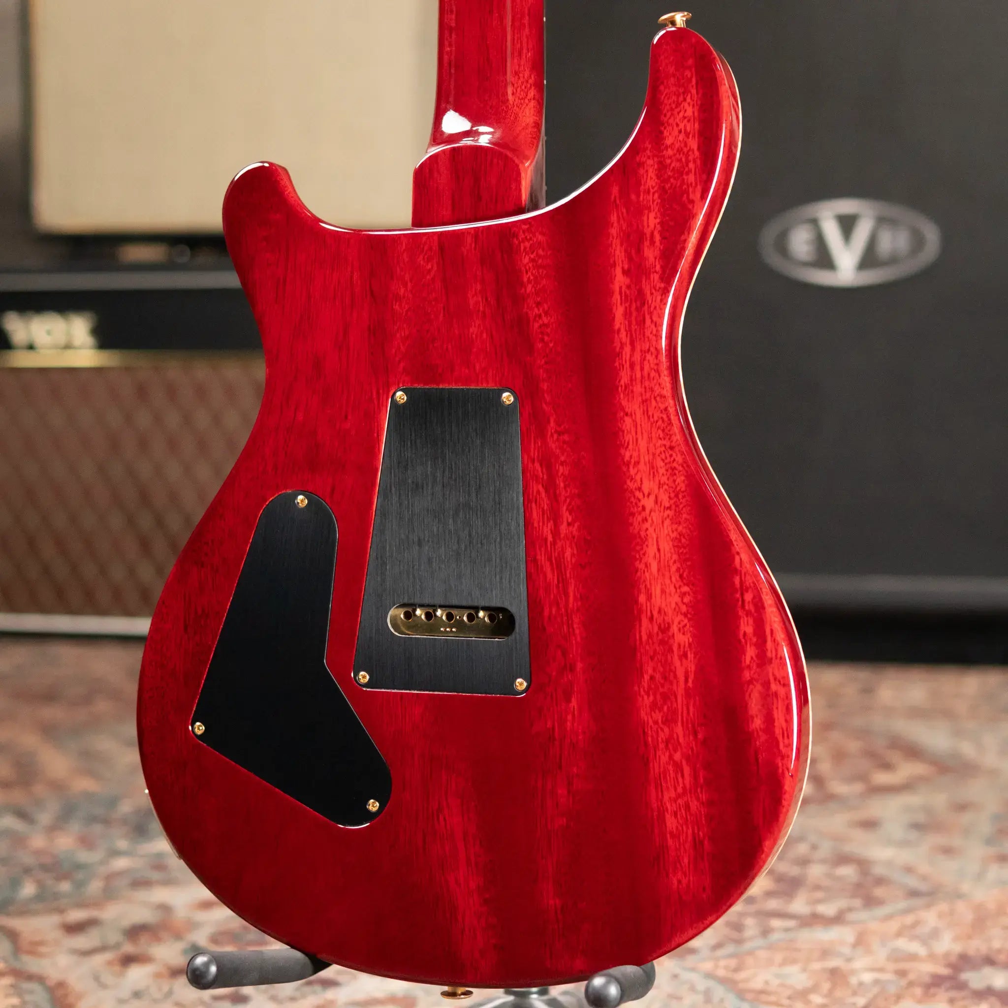 PRS Custom 24-08 10-Top Electric Guitar - Dark Cherry Burst with Hardshell Case - Used