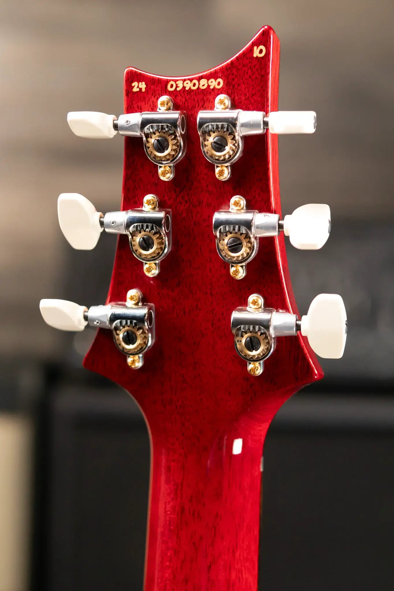 PRS Custom 24-08 10-Top Electric Guitar - Dark Cherry Burst with Hardshell Case - Used