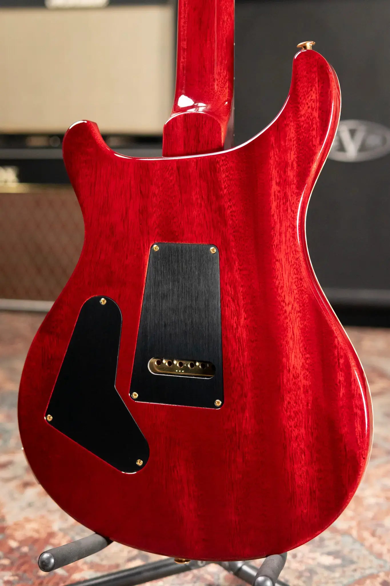 PRS Custom 24-08 10-Top Electric Guitar - Dark Cherry Burst with Hardshell Case - Used