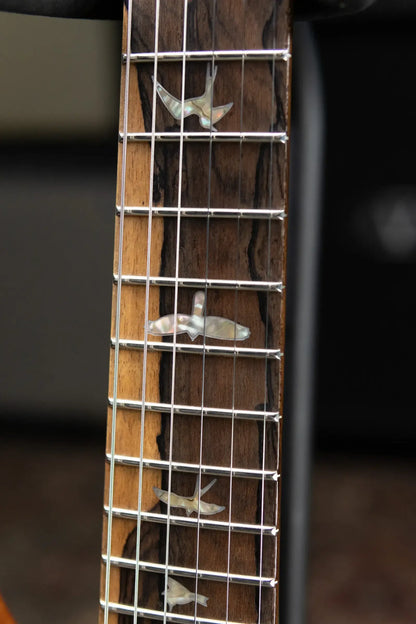 PRS Custom 24-08 Flame Maple 10-Top Electric Guitar - Sage with Stained Neck and Hardshell Case