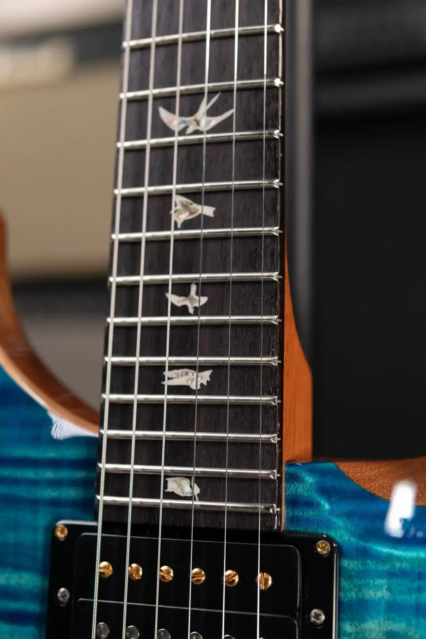 PRS Custom 24 10-Top Electric Guitar - Arctic Blue with Hardshell Case